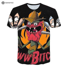Load image into Gallery viewer, Rick And Morty T Shirt 3d Printed - Savoitex
