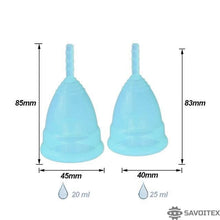 Load image into Gallery viewer, Savoitex Menstrual Cup - Reusable Period Cup - Tampon and Pad Alternative - Savoitex