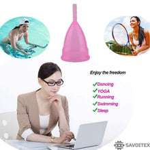 Load image into Gallery viewer, Savoitex Menstrual Cup - Reusable Period Cup - Tampon and Pad Alternative - Savoitex