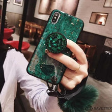 Load image into Gallery viewer, 2019 New Fashion Fiber Soft Fur ball Diamond case for Samsung - Savoitex