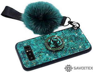 2019 New Fashion Fiber Soft Fur ball Diamond case for Samsung - Savoitex