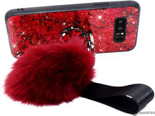 Load image into Gallery viewer, 2019 New Fashion Fiber Soft Fur ball Diamond case for Samsung - Savoitex