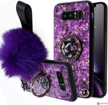 Load image into Gallery viewer, 2019 New Fashion Fiber Soft Fur ball Diamond case for Samsung - Savoitex