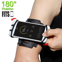 Load image into Gallery viewer, Savoitex Wrist Armband Phone Holder 180 Degree Rotatable - Savoitex