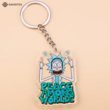 Load image into Gallery viewer, Rick and Morty Acrylic Keychain - Savoitex