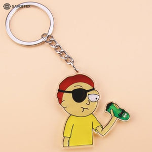 Rick and Morty Acrylic Keychain - Savoitex