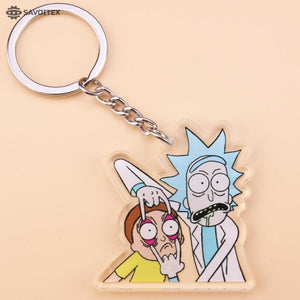 Rick and Morty Acrylic Keychain - Savoitex