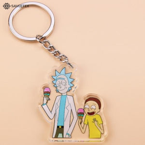 Rick and Morty Acrylic Keychain - Savoitex