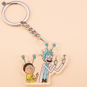 Rick and Morty Acrylic Keychain - Savoitex