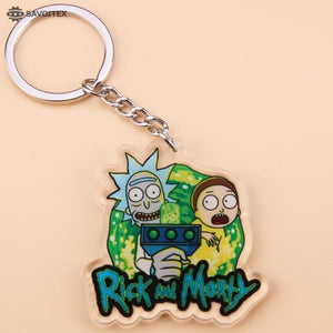 Rick and Morty Acrylic Keychain - Savoitex