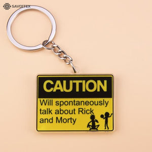 Rick and Morty Acrylic Keychain - Savoitex