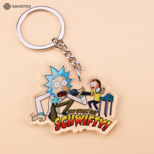 Load image into Gallery viewer, Rick and Morty Acrylic Keychain - Savoitex