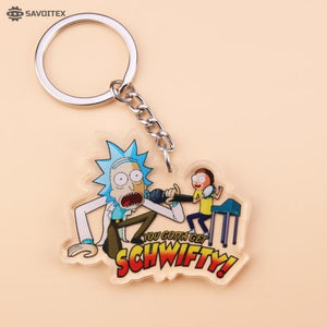 Rick and Morty Acrylic Keychain - Savoitex