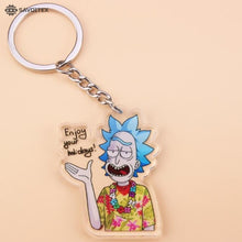 Load image into Gallery viewer, Rick and Morty Acrylic Keychain - Savoitex