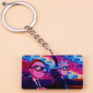 Rick and Morty Acrylic Keychain - Savoitex