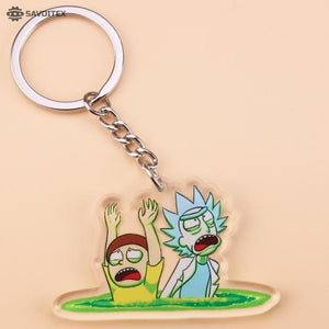 Rick and Morty Acrylic Keychain - Savoitex