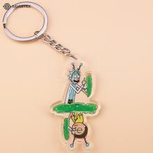 Load image into Gallery viewer, Rick and Morty Acrylic Keychain - Savoitex