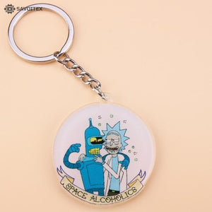 Rick and Morty Acrylic Keychain - Savoitex