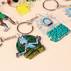 Rick and Morty Acrylic Keychain - Savoitex