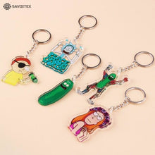 Load image into Gallery viewer, Rick and Morty Acrylic Keychain - Savoitex