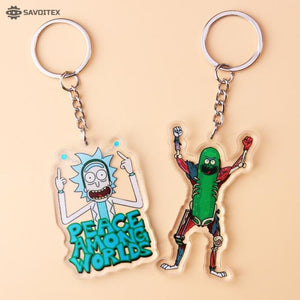 Rick and Morty Acrylic Keychain - Savoitex