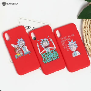 Rick And Morty Case For iPhone - Savoitex