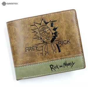 Rick And Morty Leather Wallet - Savoitex