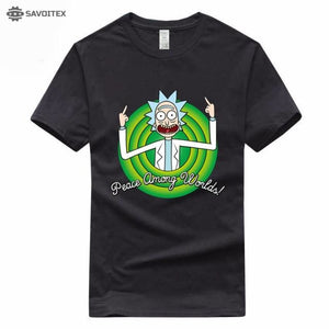 Rick and Morty Printing T-shirt - Savoitex