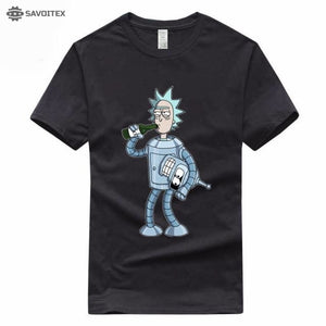 Rick and Morty Printing T-shirt - Savoitex