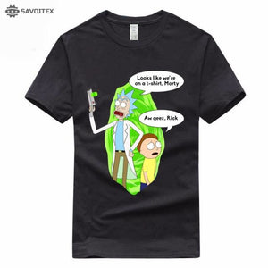 Rick and Morty Printing T-shirt - Savoitex