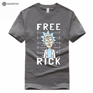 Rick and Morty Printing T-shirt - Savoitex