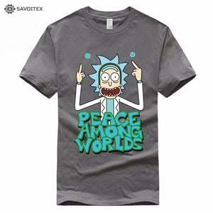 Rick and Morty Printing T-shirt - Savoitex