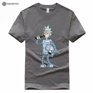 Rick and Morty Printing T-shirt - Savoitex