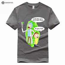 Load image into Gallery viewer, Rick and Morty Printing T-shirt - Savoitex