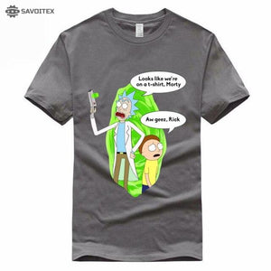 Rick and Morty Printing T-shirt - Savoitex