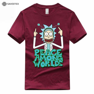 Rick and Morty Printing T-shirt - Savoitex