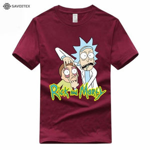 Rick and Morty Printing T-shirt - Savoitex