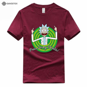 Rick and Morty Printing T-shirt - Savoitex