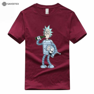 Rick and Morty Printing T-shirt - Savoitex