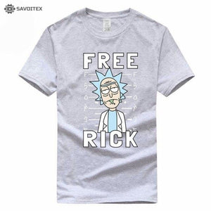 Rick and Morty Printing T-shirt - Savoitex