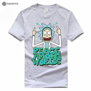 Rick and Morty Printing T-shirt - Savoitex