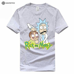 Rick and Morty Printing T-shirt - Savoitex