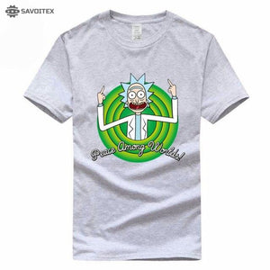 Rick and Morty Printing T-shirt - Savoitex