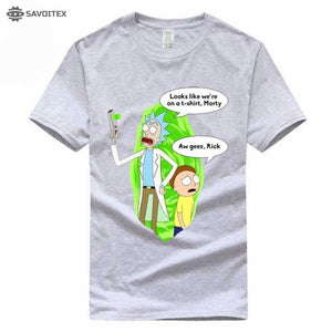 Rick and Morty Printing T-shirt - Savoitex