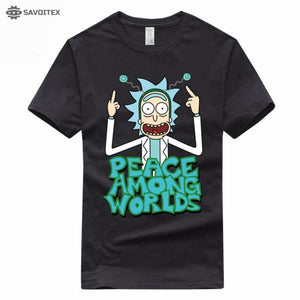 Rick and Morty Printing T-shirt - Savoitex