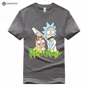 Rick and Morty Printing T-shirt - Savoitex