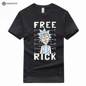 Rick and Morty Printing T-shirt - Savoitex