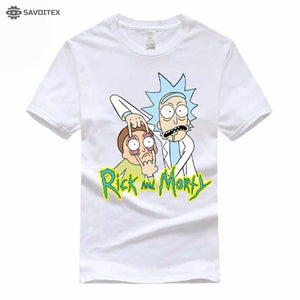 Rick and Morty Printing T-shirt - Savoitex