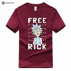 Rick and Morty Printing T-shirt - Savoitex