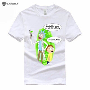 Rick and Morty Printing T-shirt - Savoitex